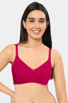 Amante Double Layered Non Wired Full Coverage Super Support Bra - Cherries Jubilee — thumbnail 1